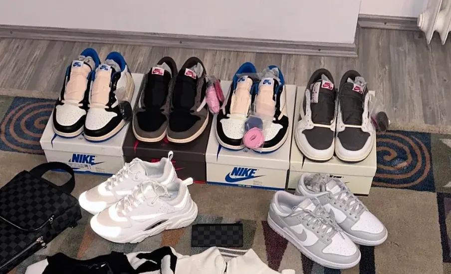 ~14.5 kg Hipobuy haul — six pairs, LV-style knits & Damier accessories photo 2