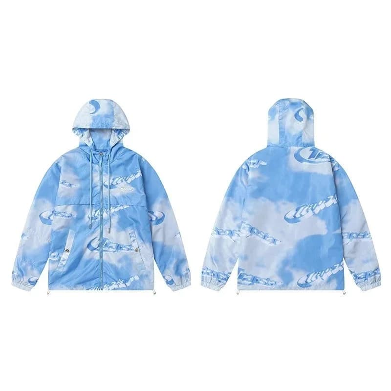 Cloud Print Windbreaker Jacket — Hipobuy Spreadsheet find