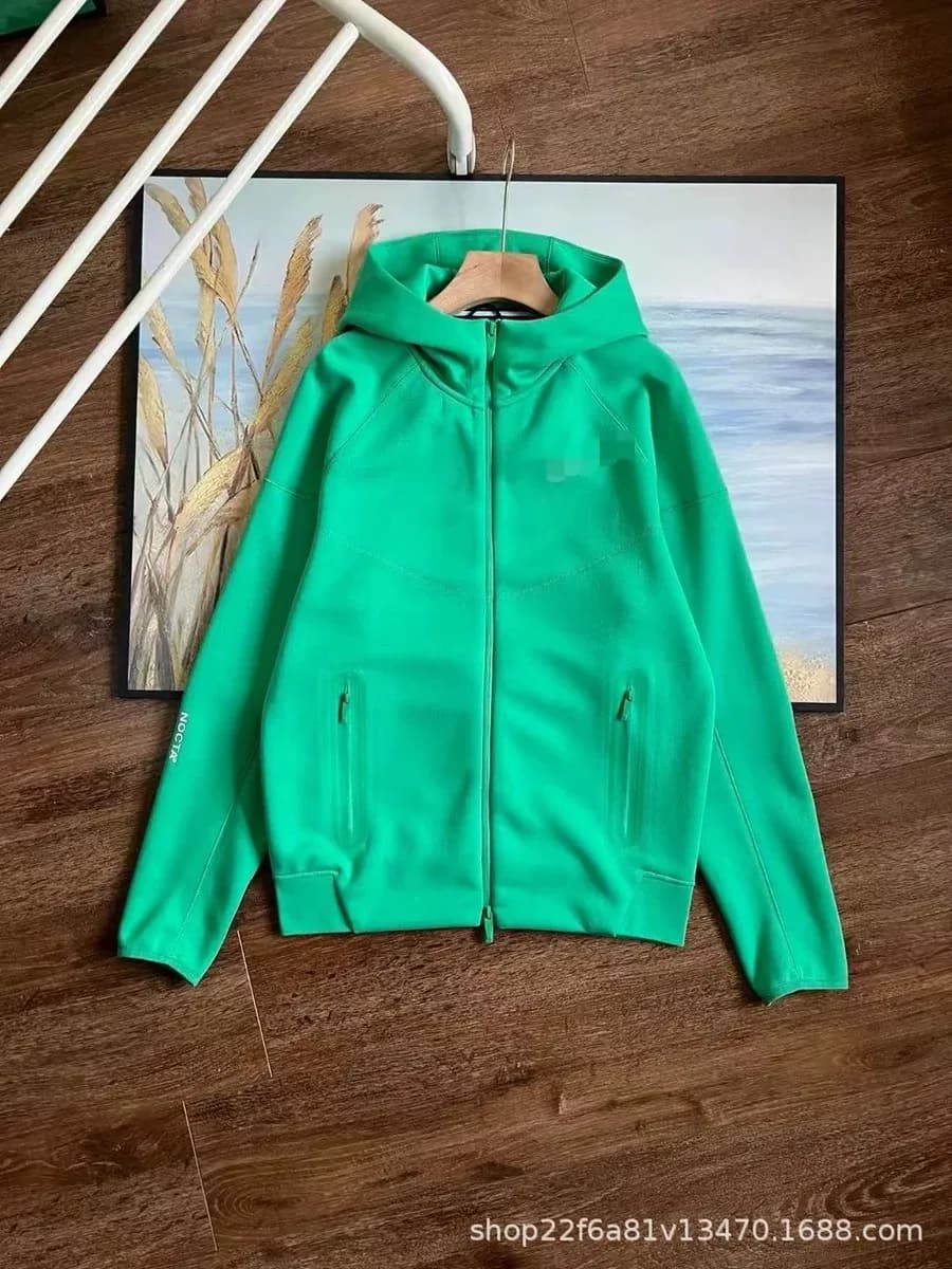 Green Solid Hooded Jacket with Zip Closure — Hipobuy Spreadsheet find