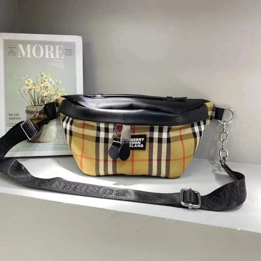 Burberry Vintage Check Belt Bag Camel/Black — Hipobuy Spreadsheet find