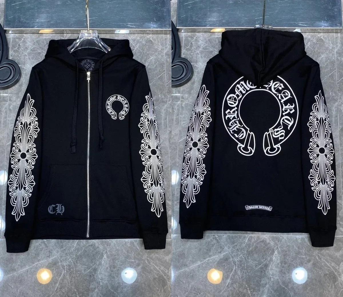 Chrome Hearts CH Cross Black Hoodie — Hipobuy Spreadsheet find